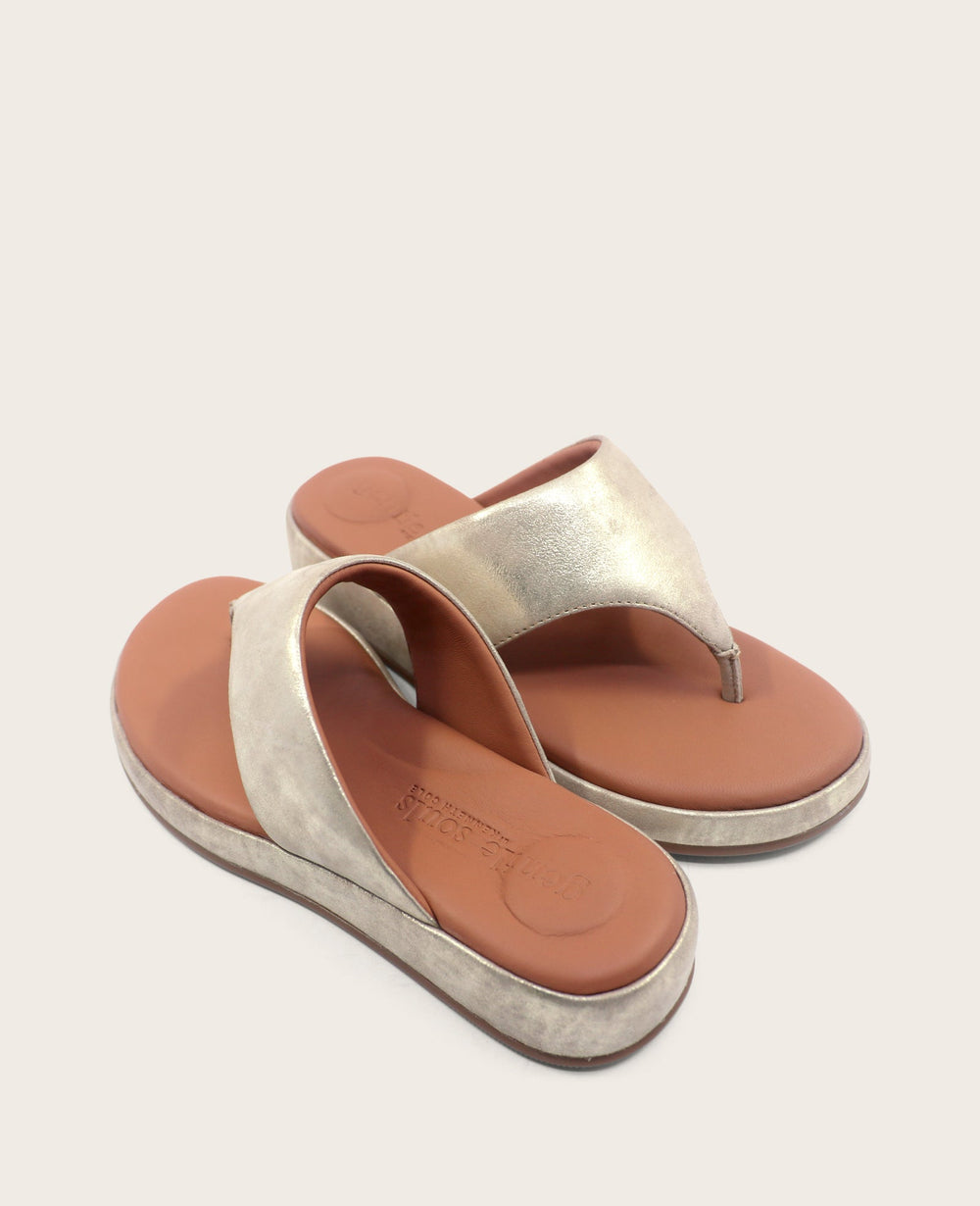 Kenneth Cole Shop Gentle Souls Daya Ice Metallic Sandal | Kenneth Cole | ICE LEATHER