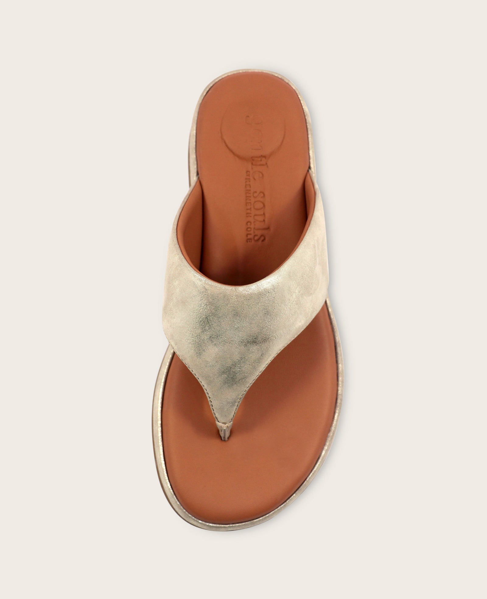 Kenneth Cole Shop Gentle Souls Daya Ice Metallic Sandal | Kenneth Cole | ICE LEATHER