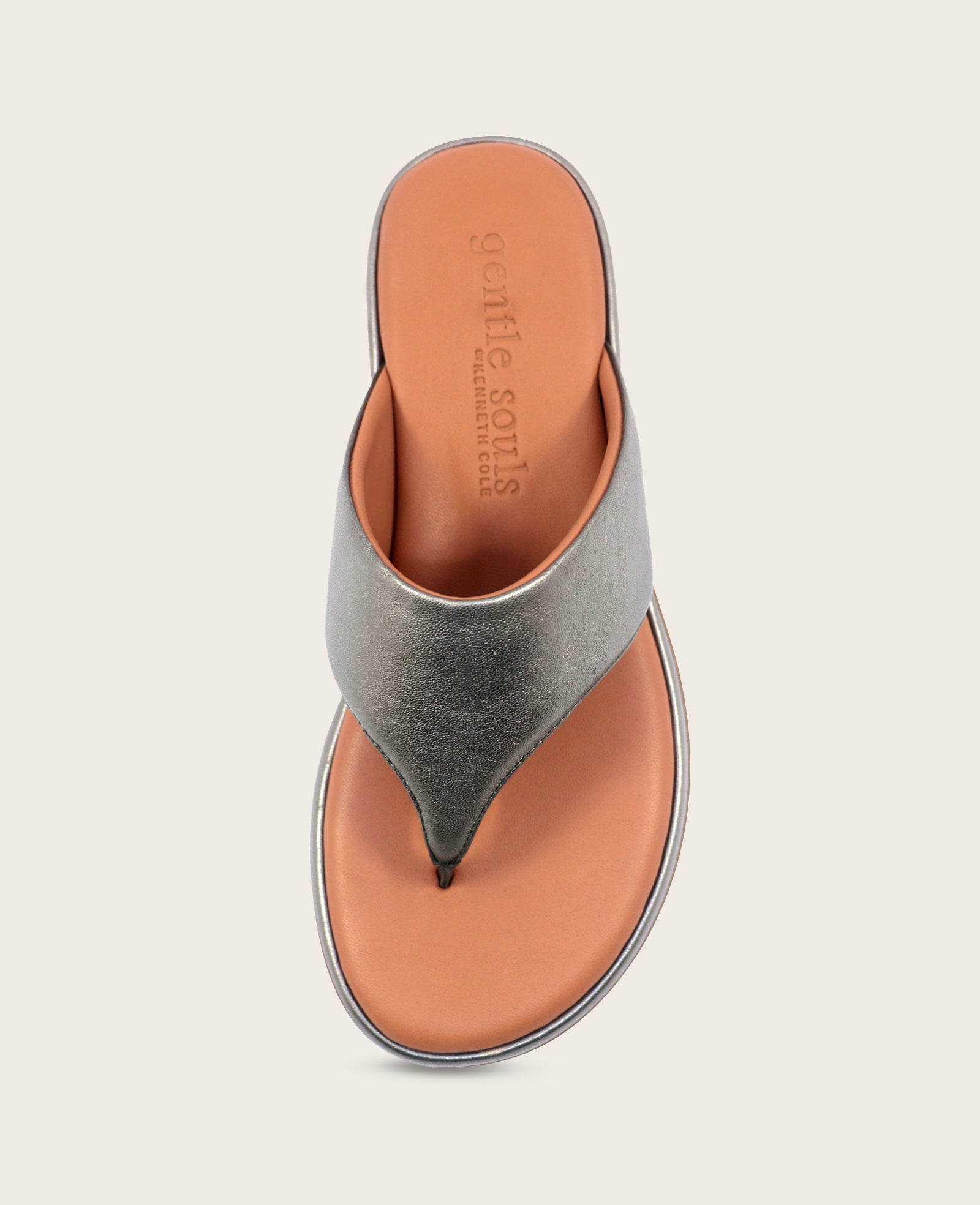 Kenneth Cole Shop Gentle Souls Daya Metallic Sandal | Kenneth Cole | PEWTER LEATHER