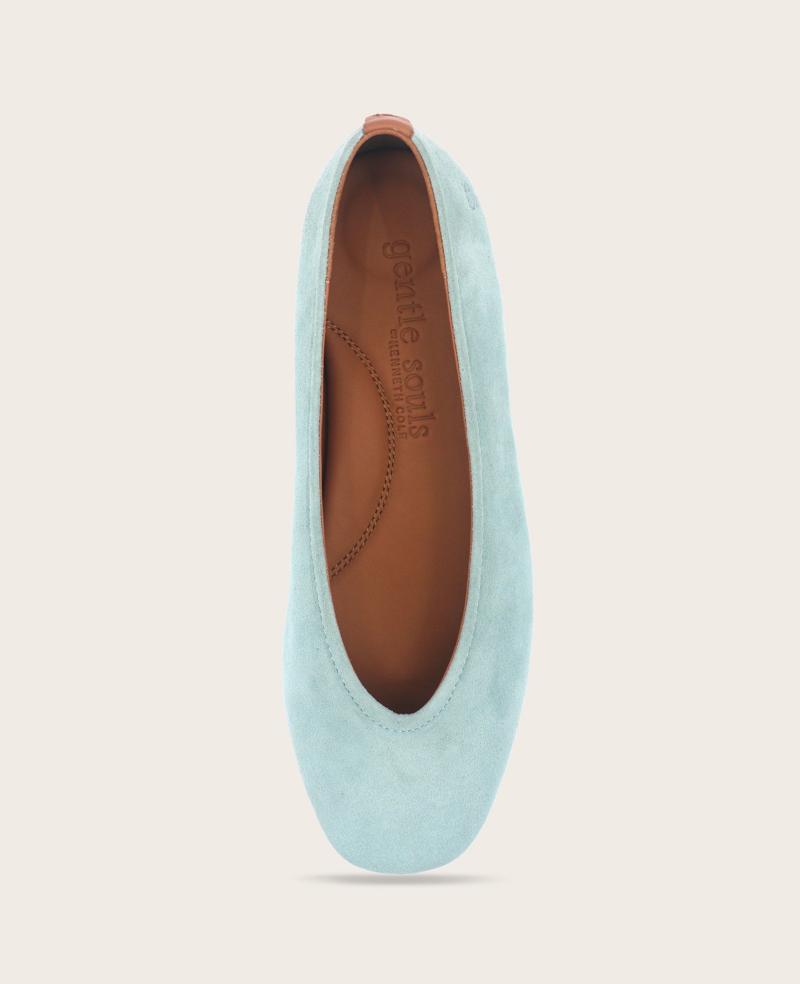 Kenneth Cole GENTLE SOULS - Willow Suede Ballet Flat | BLUE SUEDE