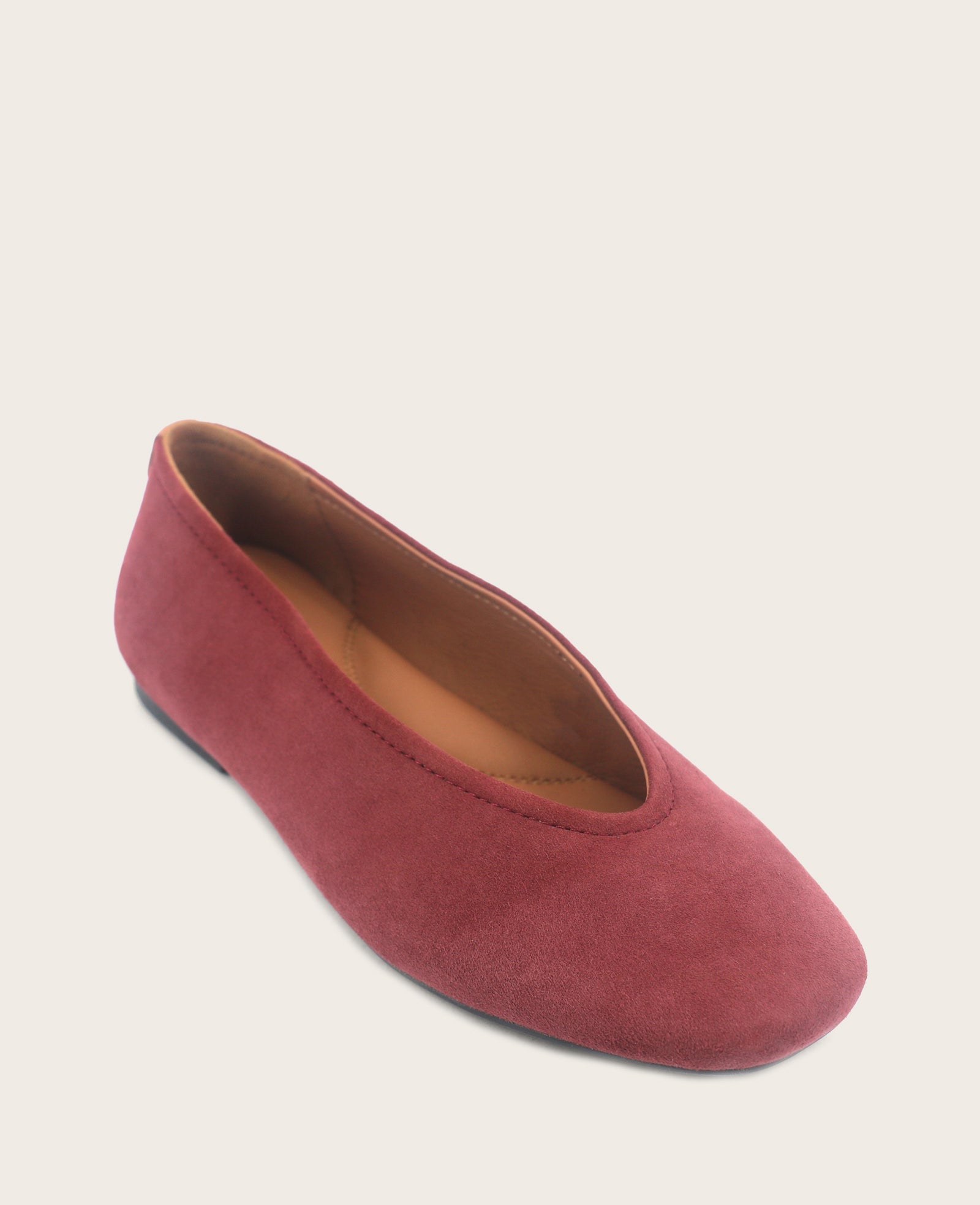 Kenneth Cole GENTLE SOULS - Willow Suede Ballet Flat | BURGUNDY SUEDE