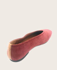 Kenneth Cole GENTLE SOULS - Willow Suede Ballet Flat | BURGUNDY SUEDE