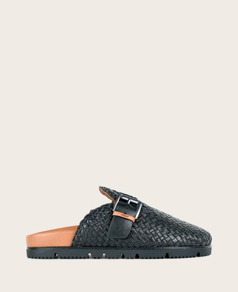 Kenneth Cole Gentle Souls Brantley Woven Leather Mule | Kenneth Cole | BLACK WOVEN LEATHER